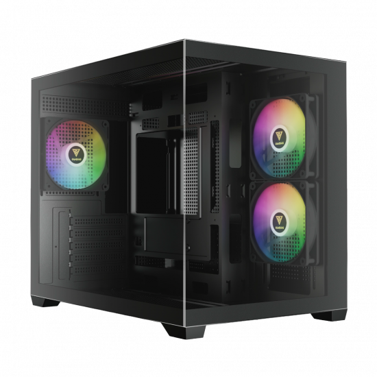 Gamdias AURA GC10M V2 ARGB case - Black