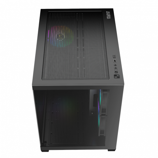 Gamdias AURA GC10M V2 ARGB case - Black
