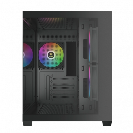 Gamdias AURA GC10M V2 ARGB case - Black