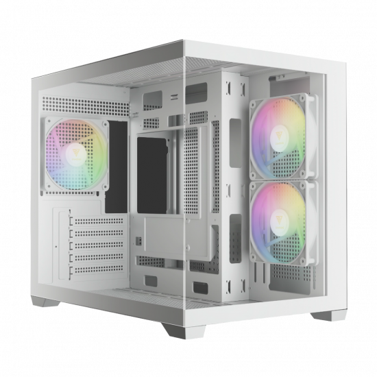 Gamdias AURA GC10M V2 ARGB case - White Gamdias AURA GC10M V2 ARGB case - White