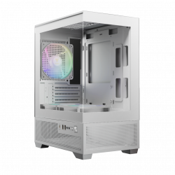 Gamdias Aura GC9M Elite ARGB Mini Tower Case - White