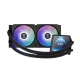 Gamdias Aura GL240 LCD Liquid Cooler - Black