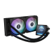 Gamdias Aura GL240 LCD Liquid Cooler - Black