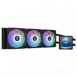 Gamdias Aura GL360 LCD Liquid Cooler - Black