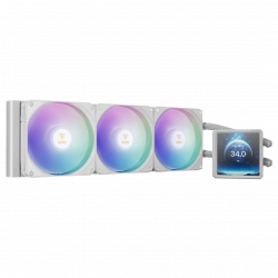 Gamdias Aura GL360 LCD Liquid Cooler - White