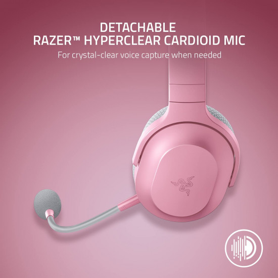 Razer Barracuda Wireless Multi-platform Gaming & Mobile Headset - Quartz Razer Barracuda Wireless Multi-platform Gaming & Mobile Headset - Quartz