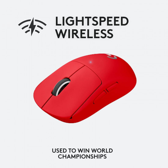 Logitech G Pro X Superlight Red Wireless Gaming mouse Logitech G Pro X Superlight Red Wireless Gaming mouse