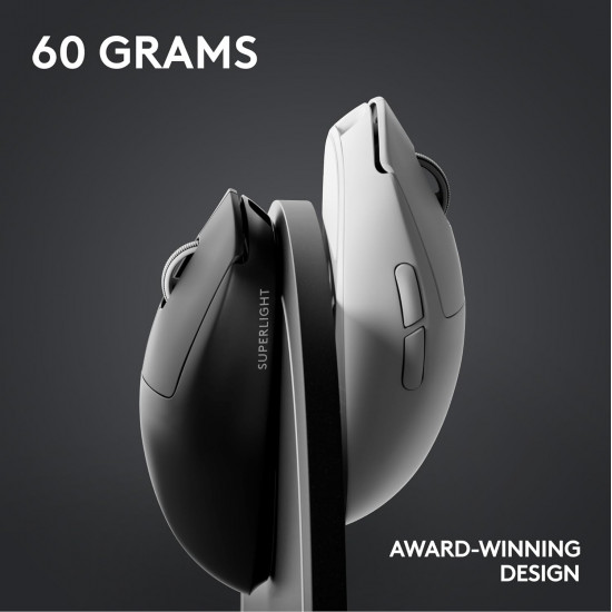 Logitech G pro X superlight 2 lightspeed Gaming Mouse - White Logitech G pro X superlight 2 lightspeed Gaming Mouse - White