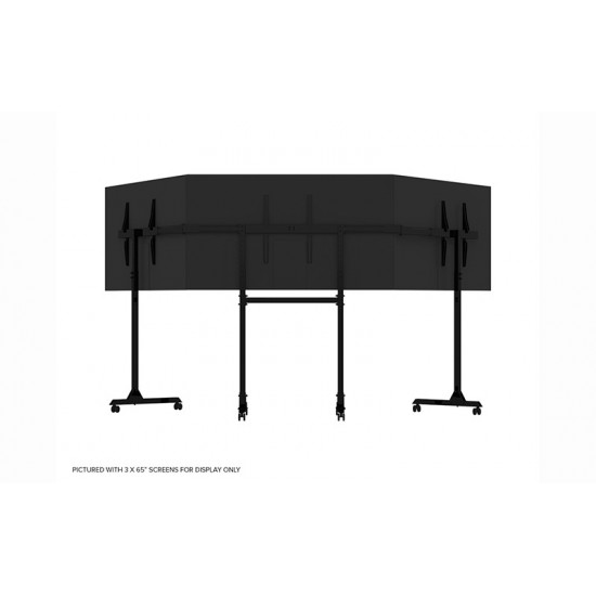 Next Level Free Standing Triple Monitor Stand Next Level Free Standing Triple Monitor Stand
