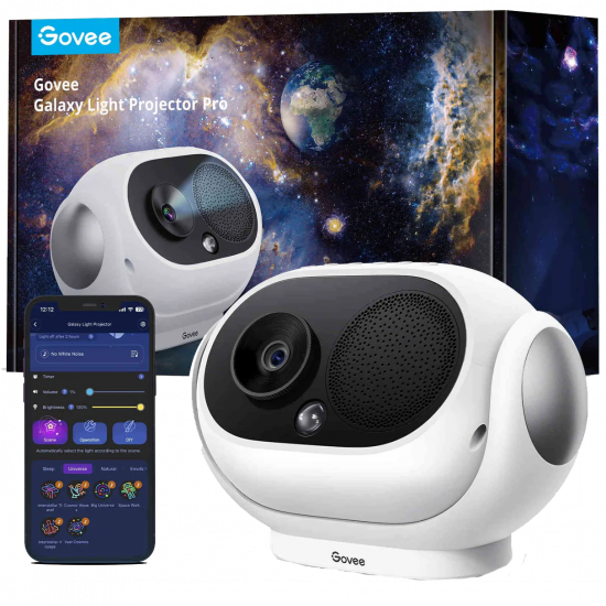 Govee Galaxy Star Projector for Room with Replaceable Optics Govee Galaxy Star Projector for Room with Replaceable Optics