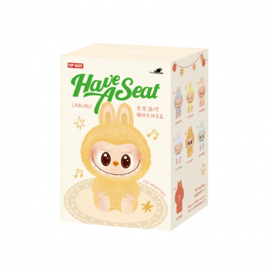 Labubu Have a seat Plush toy v2 Labubu Have a seat Plush toy v2