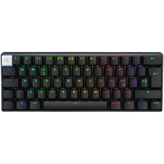 Logitech Pro X 60 Lightspeed Wireless Gaming Keyboard (GX Optical Tactile) - Black