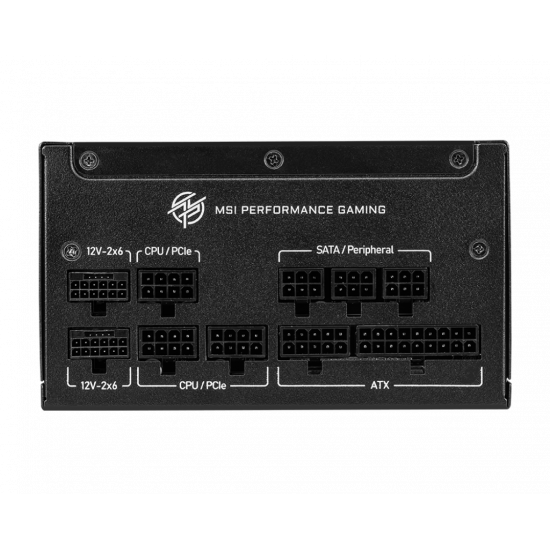 MSI MPG A1000GS PCIE5 - 1000w - 80 Plus Gold - Modular - PSU
