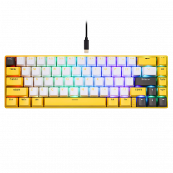 Motospeed BK67 RGB Mechanical Game Keyboard - Yellow - Blue Switch