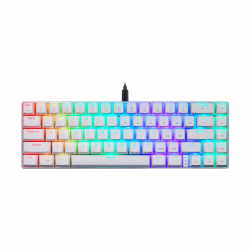 Motospeed CK67 RGB Mechanical Game Keyboard - White - Red Switch