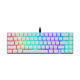 Motospeed CK67 RGB Mechanical Game Keyboard - White - Red Switch
