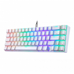 Motospeed CK67 RGB Mechanical Game Keyboard - White - Red Switch Motospeed CK67 RGB Mechanical Game Keyboard - White - Red Switch