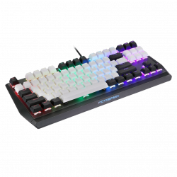 Motospeed CK73 RGB Mechanical Gaming Keyboard - White & Black - Blue Switch