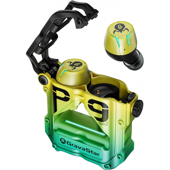 Gravastar Sirius Pro P9 TWS Earbuds - Neon Green Gravastar Sirius Pro P9 TWS Earbuds - Neon Green