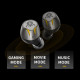 Gravastar Sirius Pro P9 TWS Earbuds - War Damage Yellow Gravastar Sirius Pro P9 TWS Earbuds - War Damage Yellow