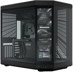 HYTE Y70 Touch Infinite ATX Dual Chamber Mid-Tower Case - Black