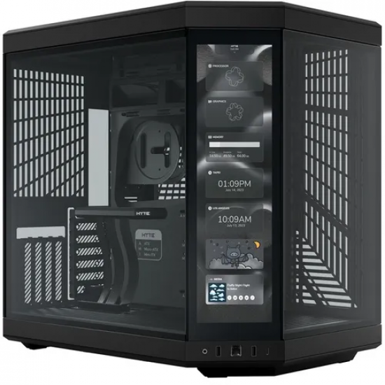 HYTE Y70 Touch Infinite ATX Dual Chamber Mid-Tower Case - Black HYTE Y70 Touch Infinite ATX Dual Chamber Mid-Tower Case - Black