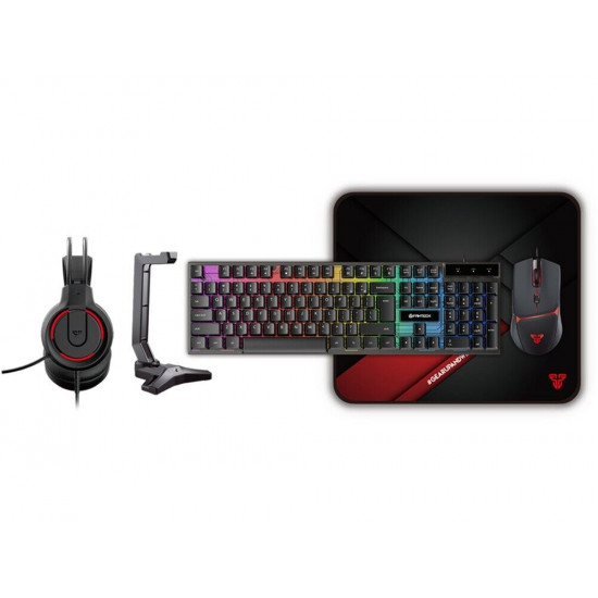 Fantech P51 5in1 Gaming Combo - Black Fantech P51 5in1 Gaming Combo - Black