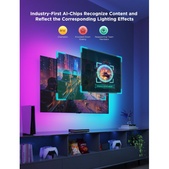 Govee AI Sync Box 8K HDMI 2.1 with strip ligth for 55-65"TV MAX Govee AI Sync Box 8K HDMI 2.1 with strip ligth for 55-65"TV MAX