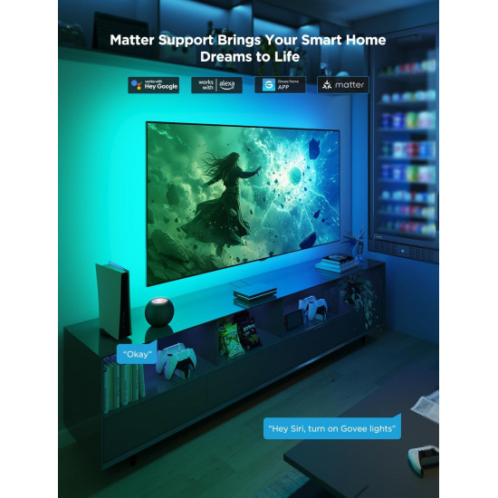 Govee AI Sync Box 8K HDMI 2.1 with strip ligth for 55-65"TV MAX Govee AI Sync Box 8K HDMI 2.1 with strip ligth for 55-65"TV MAX