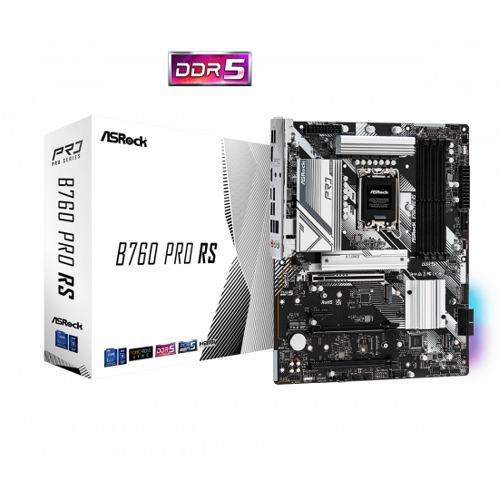 ASRock B760 Pro RS D5 ATX Motherboard ASRock B760 Pro RS D5 ATX Motherboard