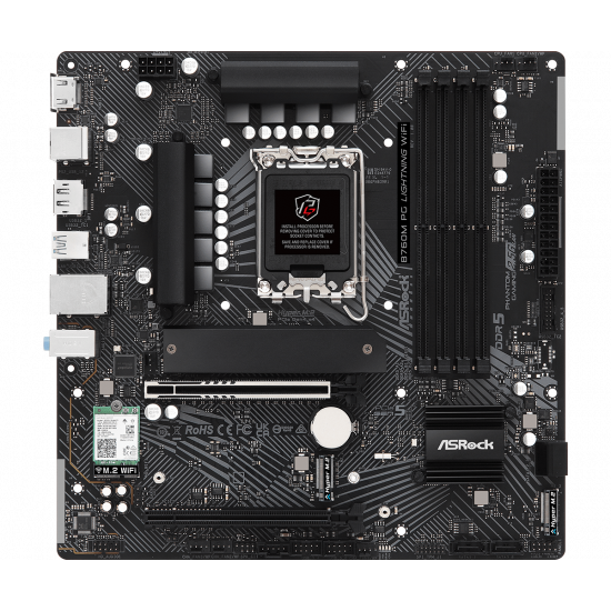 ASRock B760M PG Lightning D5 MATX WIFI Motherboard ASRock B760M PG Lightning D5 MATX WIFI Motherboard