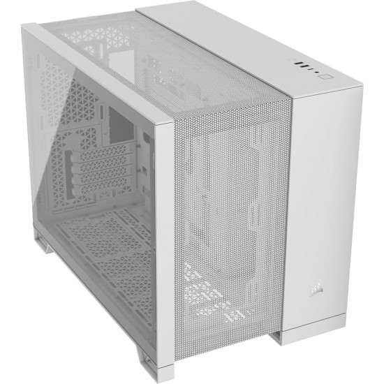 Corsair 2500D Mid-Tower Dual Chamber Case - White Corsair 2500D Mid-Tower Dual Chamber Case - White