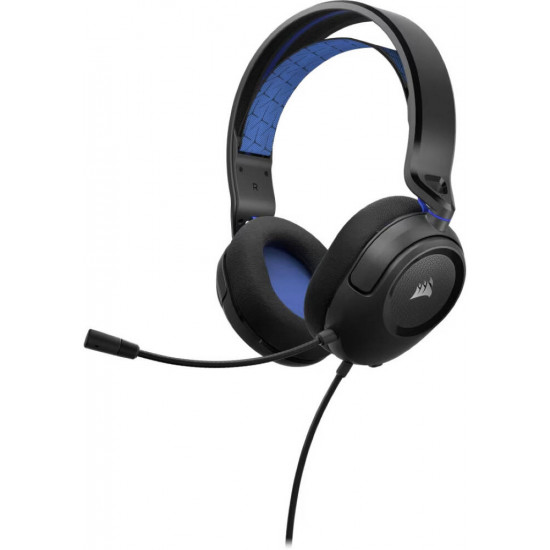 Corsair HS35 v2 Multiplatform Wired Gaming Headset - Blue