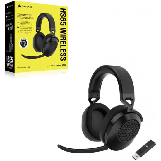 Corsair HS65 v2 Wireless Gaming Headset - Carbon Black Corsair HS65 v2 Wireless Gaming Headset - Carbon Black