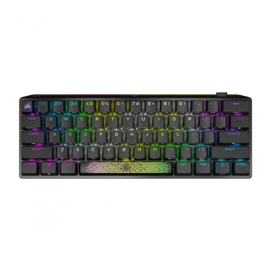 Corsair K70 Pro Mini 60% Wireless RGB Mechanical Gaming Keyboard - Cherry MX Red Switches - Black Corsair K70 Pro Mini 60% Wireless RGB Mechanical Gaming Keyboard - Cherry MX Red Switches - Black