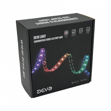 Devo Light - ChromaPulse RGBIC 2M Led strip light
