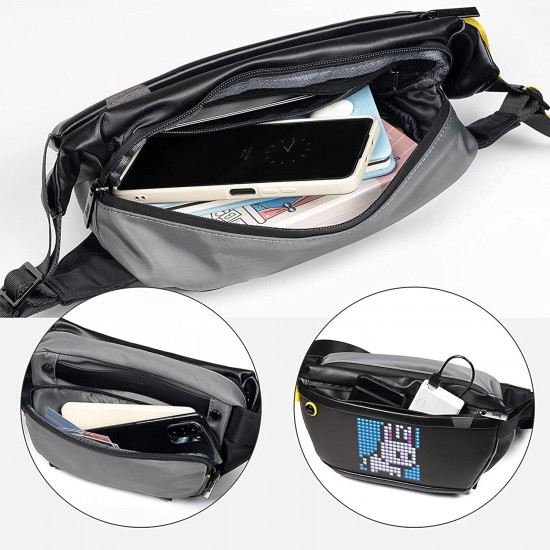 Divoom Pixoo Sling Bag - Black Divoom Pixoo Sling Bag - Black