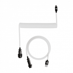 Fantech AC701 Coiled Cable - Pearl White Fantech AC701 Coiled Cable - Pearl White