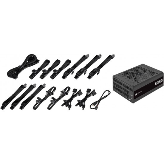 Corsair - HX1500i - 1500w - 80 Plus Platinum - Fully Modular - PSU - Black