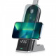 Green Lion 7 in 1 Dual Coil Max Wireless Charger 15W - Black Green Lion 7 in 1 Dual Coil Max Wireless Charger 15W - Black
