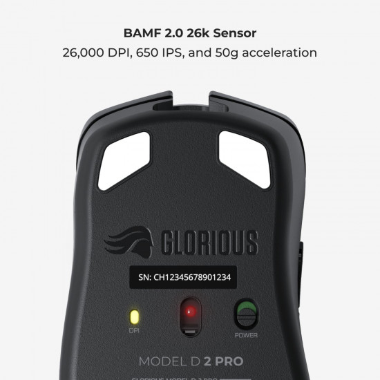 Glorious Model D 2 PRO Wireless - 1K Polling - Black - 60 Grams Glorious Model D 2 PRO Wireless - 1K Polling - Black - 60 Grams
