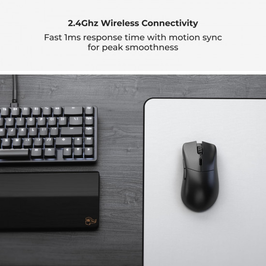 Glorious Model D 2 PRO Wireless - 1K Polling - Black - 60 Grams Glorious Model D 2 PRO Wireless - 1K Polling - Black - 60 Grams