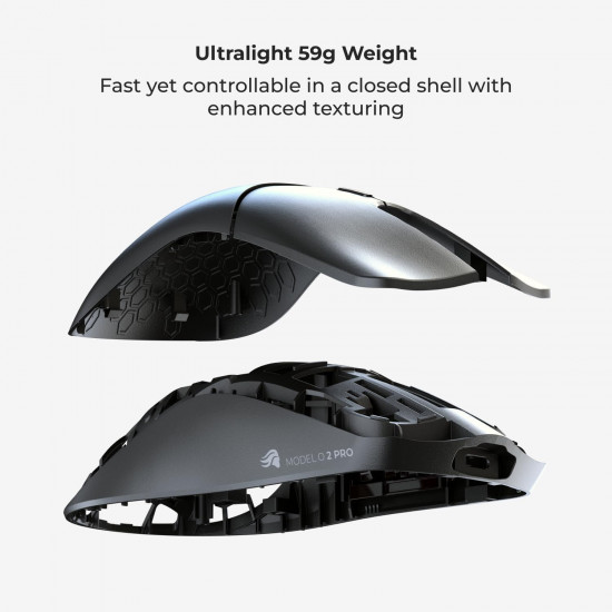Glorious Model O 2 PRO Wireless - 4K/8K Polling - Black - 59 Grams Glorious Model O 2 PRO Wireless - 4K/8K Polling - Black - 59 Grams