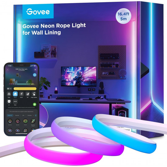 Govee Neon Rope Light for Wall Lining 5M Govee Neon Rope Light for Wall Lining 5M