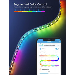 Govee RGBIC Basic Wi-Fi + Bluetooth LED Strip Lights 10m