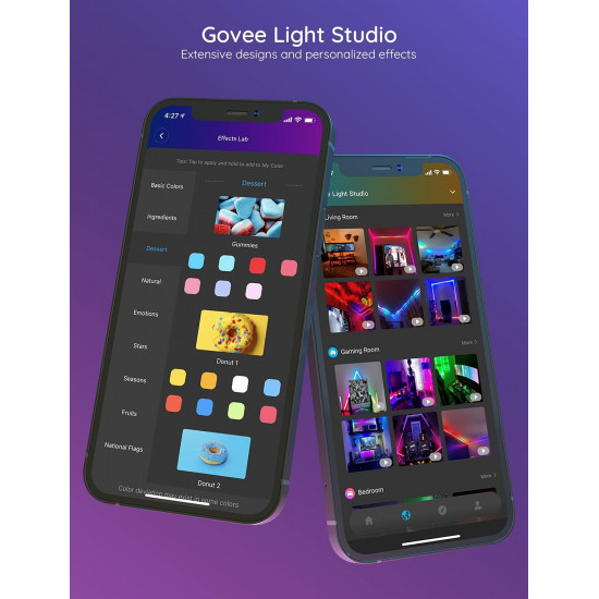 Govee RGBIC Basic Wi-Fi + Bluetooth LED Strip Lights 10m