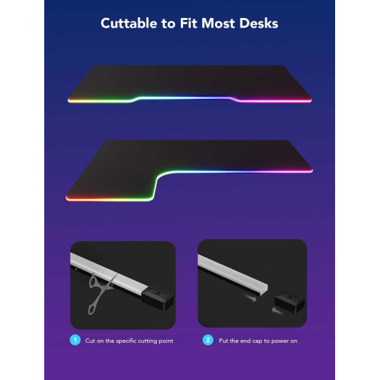 Govee RGBIC LED Neon Rope Lights for Desks Govee RGBIC LED Neon Rope Lights for Desks