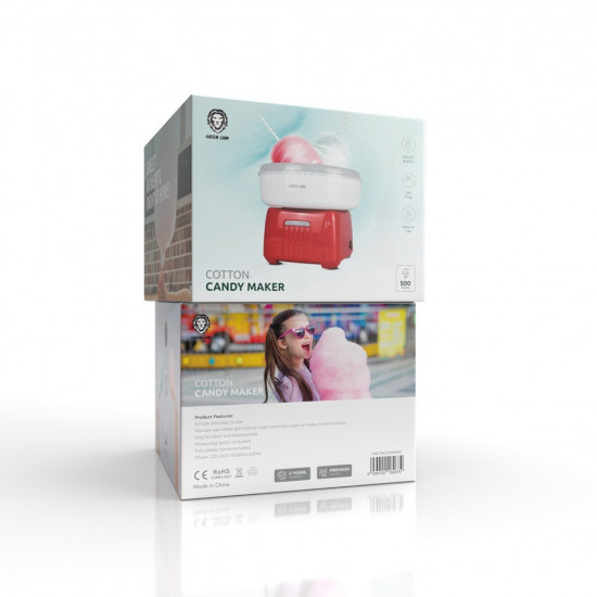 Green Lion Cotton Candy Maker 500W - White/Red Green Lion Cotton Candy Maker 500W - White/Red