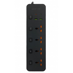 Green Lion PD30W Power Socket - Black Green Lion PD30W Power Socket - Black
