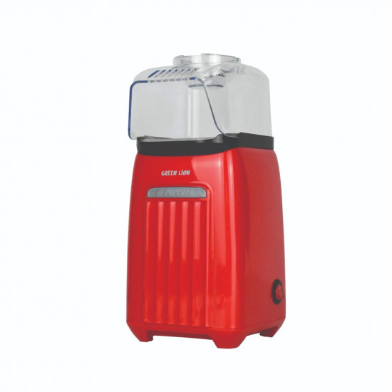 Green Lion PopJoy Pop Corn Maker 1200W 270ML - Red Green Lion PopJoy Pop Corn Maker 1200W 270ML - Red
